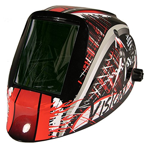 Get Discount 70% Price ArcOne V-1523 Vision Welding Helmet with Passive Shade10 Filter, Speedway