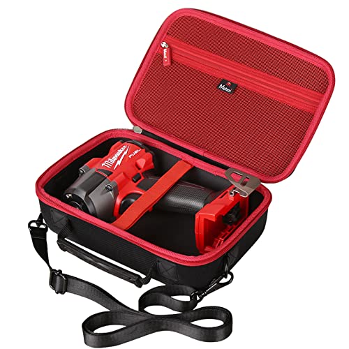Mchoi Estojo rígido para Milwaukee 2962-20 M18 Chave de impacto sem fio com anel de fricção, bolsa d