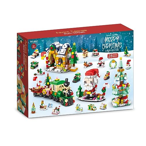 Sosuy FBAZEVOS RISE-8887 1123 Pieces Advent Calendar 2024 Building Blocks Set - 24 In 4 Building Brick Model For Countdown To Christmas - Gift Daily Collectible Surprises cover