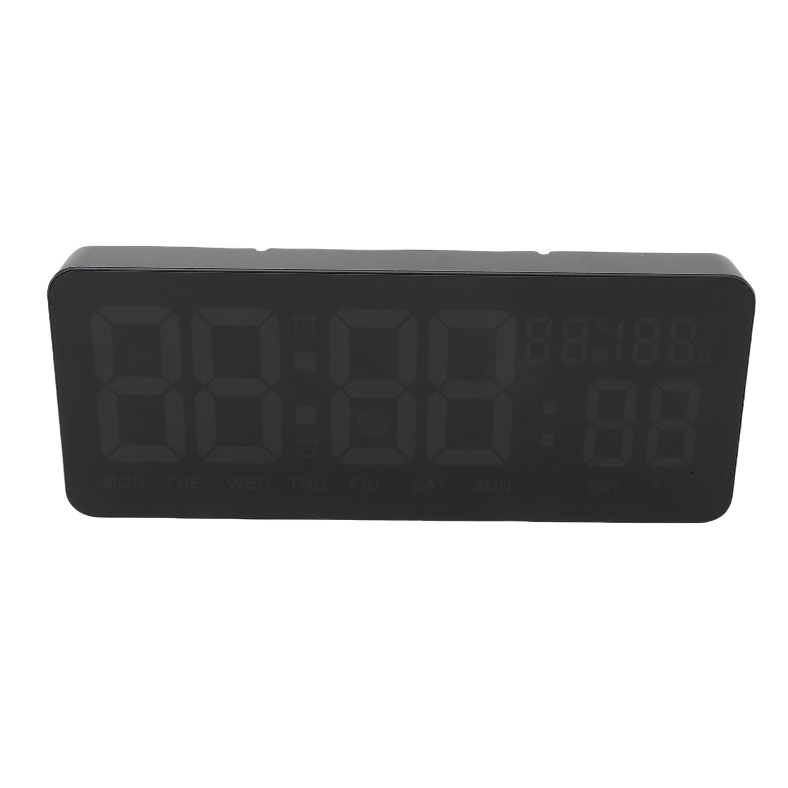 Orologio da Parete Digitale con Display Colorato a 6 Cifre e Telecomando per L'arredamento 'home Office Giallo