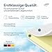AM Qualitätsmatratzen Visco Topper 90x200cm H2 - Made in Germany - Oeko TEX zertfizierter Memory Foam Topper 90x200 mit Lyocell Bezug - Druckentlastende & viscoelastische Matratzenauflage 90x200