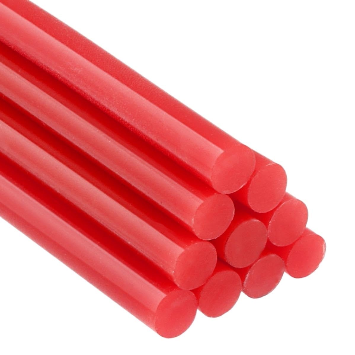Colla A Caldo 7mm 5-100 pz/set 7mm x 100mm Red Hot Melt Pistola Colla Stick Pistola Strumenti Adesivi for Hot Melt Pistola di Colla di Riparazione accessori in lega Colla A Caldo Ricariche(100 PCS)