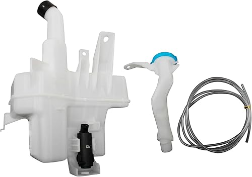 Vista 439 de TRQ Depósito de limpiaparabrisas compatible con Chevrolet Cruze 2016-2019 con luces antiniebla GM1288252 84036025 23365281PFM