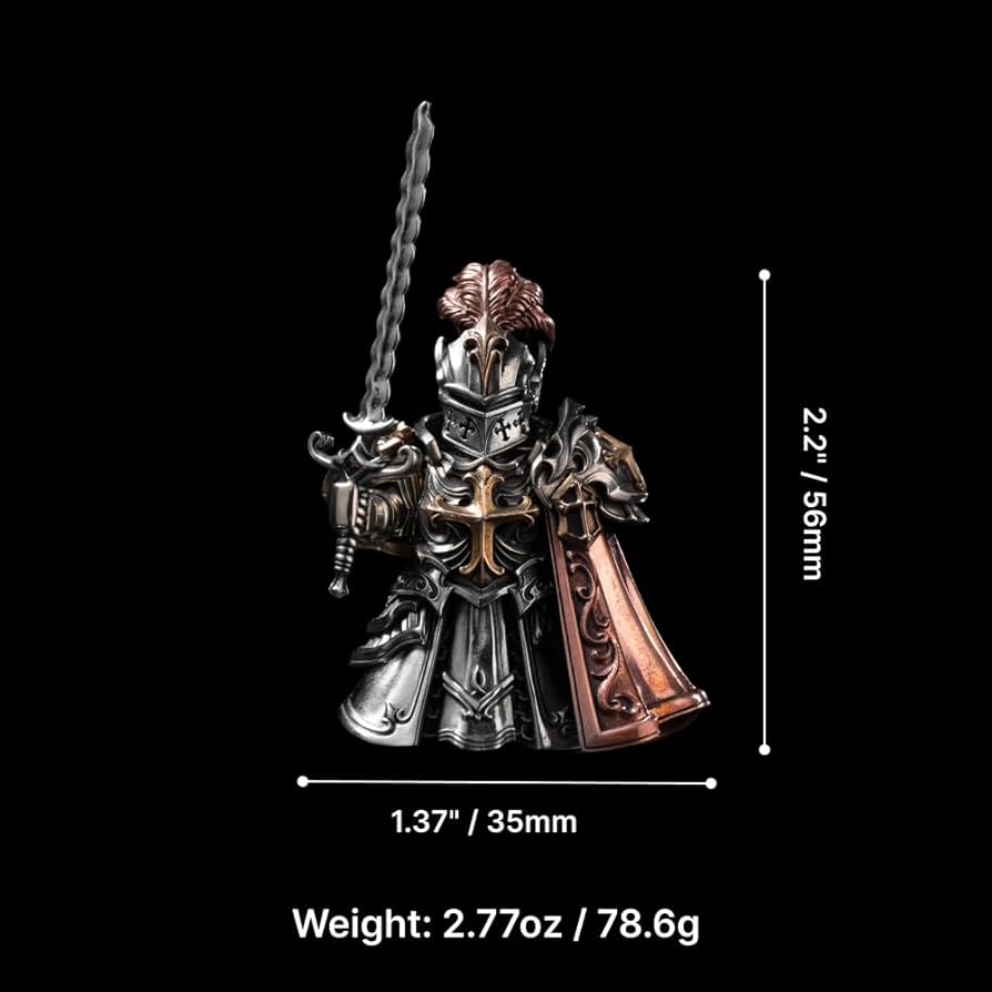 Amazon.co.jp: COPPERTIST.WU 真紅のテンプル騎士団像 置物