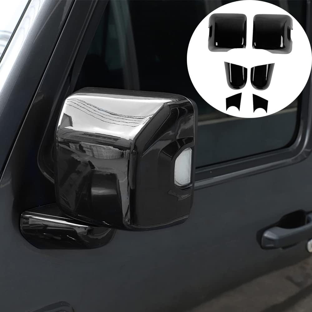 Amazon YOCTM サイド ミラー カバー ジープ ラングラー（Jeep Wrangler）JL 2018 2019 2020