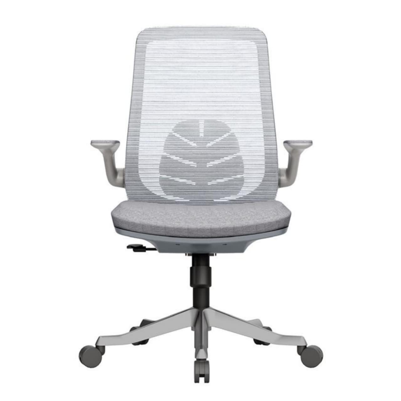 krisskross Ting Office Chair Task Desk Chair Swivel Home Comfort Chairs with 2D Headrest and Adjustable Height, White