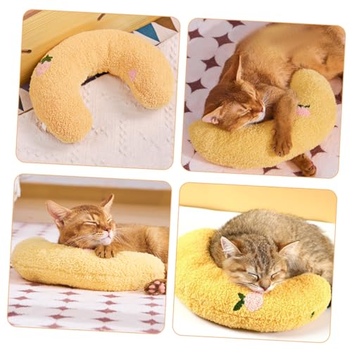 Almohada de gatos para dormir en casa cojín cervical WEKAMOS protector de cuello para sofá 7