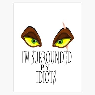 Lion King, Scar Quote with Eyes 5" Removable Magnetic Bumper Sticker | Heavy-Duty Vehicle Magnet