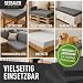 SEEBAUER living Schaumstoff Ultra Strong RG 60/70 (Sehr fest) 30 x 30 x 2 cm Schaumstoffplatte für Polster und Sitzkissen, Polsterschaumstoff als Zuschnitt für Sitzpolster