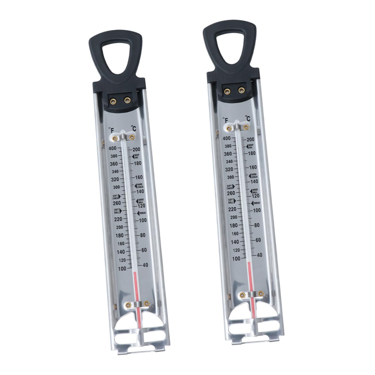 Zuckerthermometer und PVC mit Doppelskala 2 Stück für Haushalt