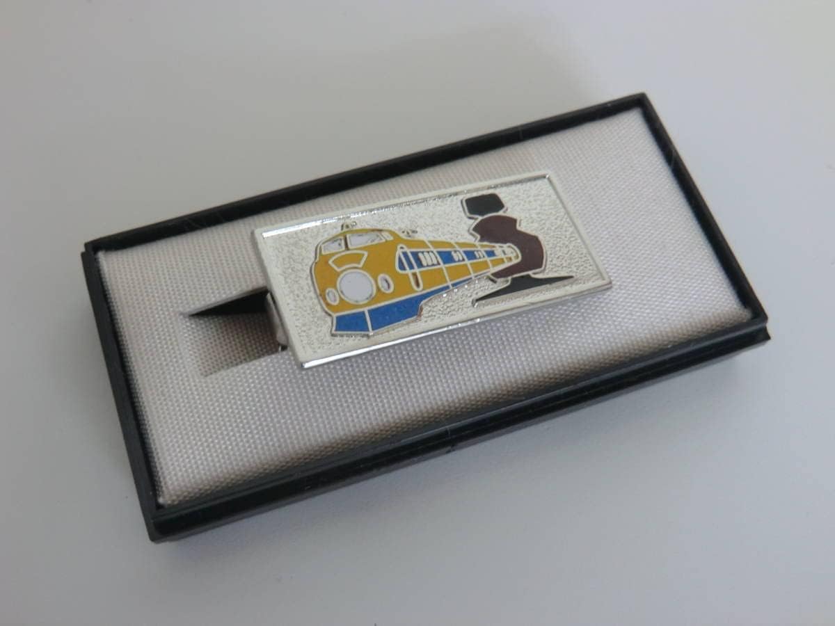 【入荷極小！新作】ドクターイエロー 日立製作所 新幹線 電気軌道総合試験車用 測定装置完成記念 ネクタイピン