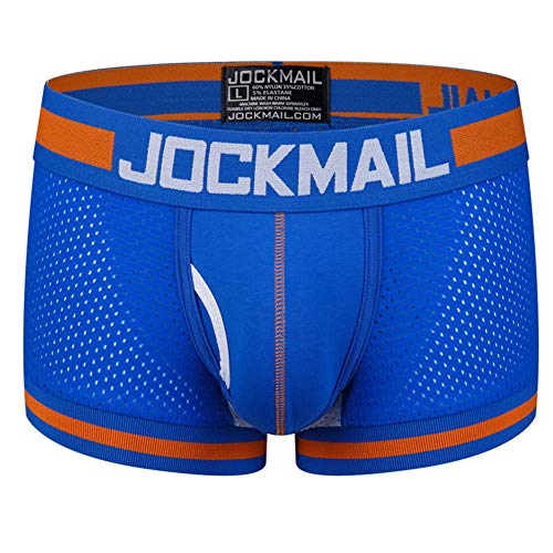 JOCKMAIL Mesh U Pouch Boxer Men Underwear Comft Underpants Pants Trunks Mens Boxer Shorts