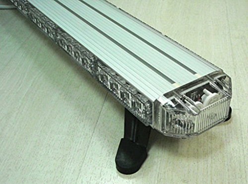 49" Clear Super Bright 86 Leds Amber Light Bar Flashing Warning Tow/Plow Truck Wrecker Police Snow Plow With Take Down, Cargo, Brake/Turn Signal/Tail Lights - Usa Warranty W/Lifetime Service #TOP6