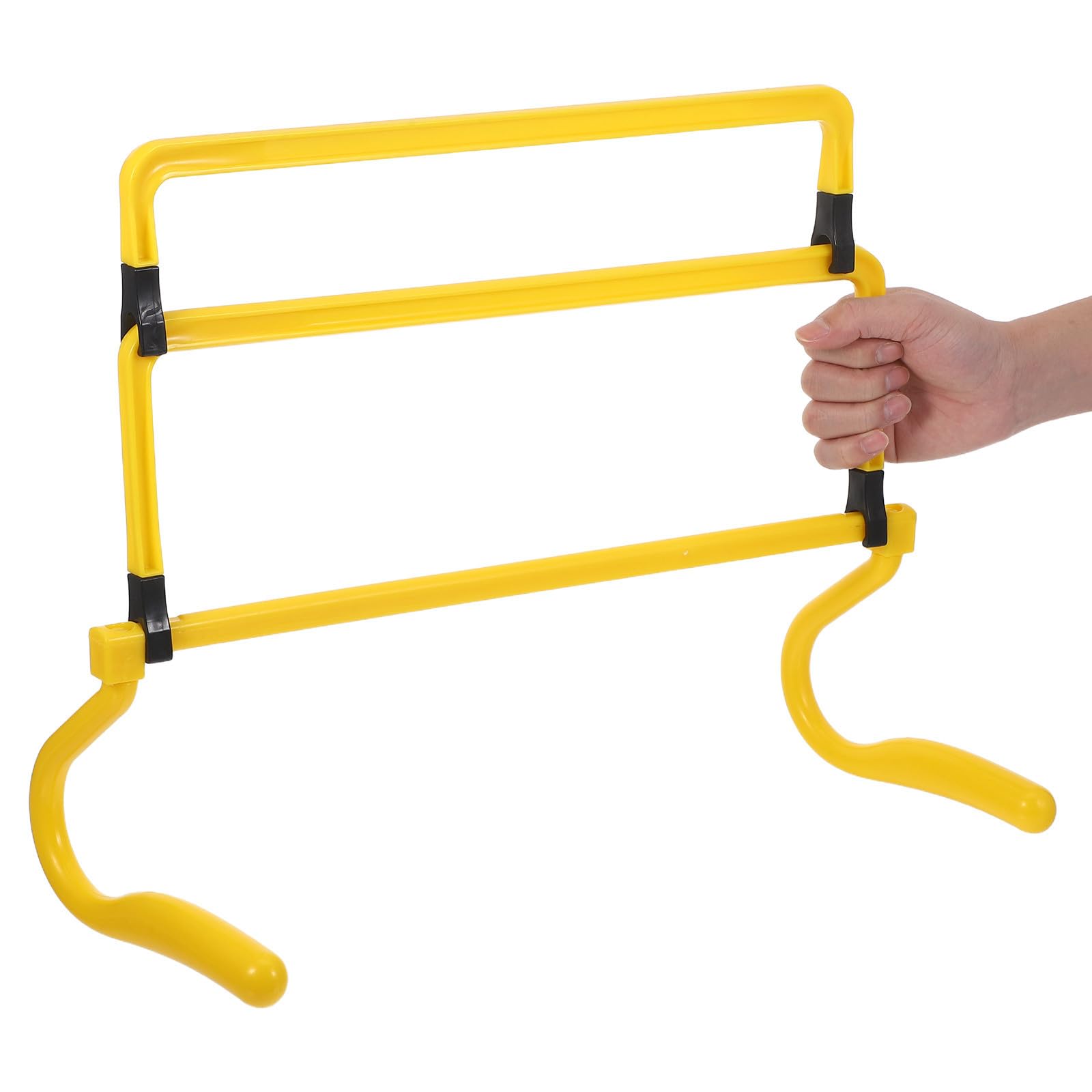 Haies D’entraînement Football En PP Jaune – 44x18x34 Cm, Amovibles, Pour Sauts, Agilité Intérieur/extérieur