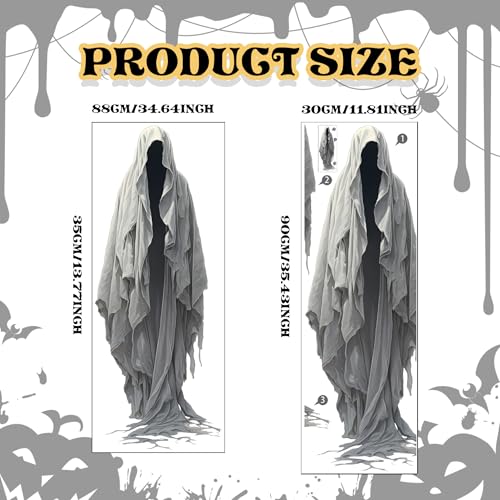 Vinilo decorativo de Halloween Ghoul 35x12 pulg miniatura 2