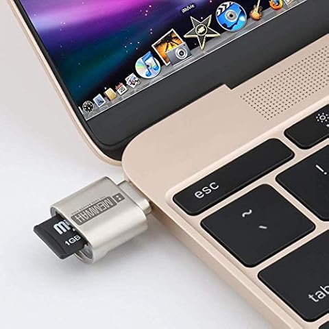 Memwah USB C Portable Card Reader for Micro SD Cards, Micro SDHC & Micro SDXC - Micro SD to Type C USB Adapter - OTG USB C Micro SD Card Reader Cover