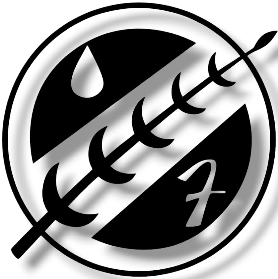 Mandalorian Crest 4X4 Insignia Symbol Premium Vinyl, 6 Year Durability, Waterproof Decal for Car Window, Laptops, Notebook, Yeti, (Black)