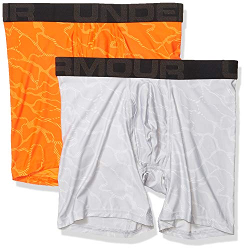 Image of Under Armour mens Multi-pack Performance Tech Boxerjock Brief, 6 inch Inseam, All-day Comfort & Soft