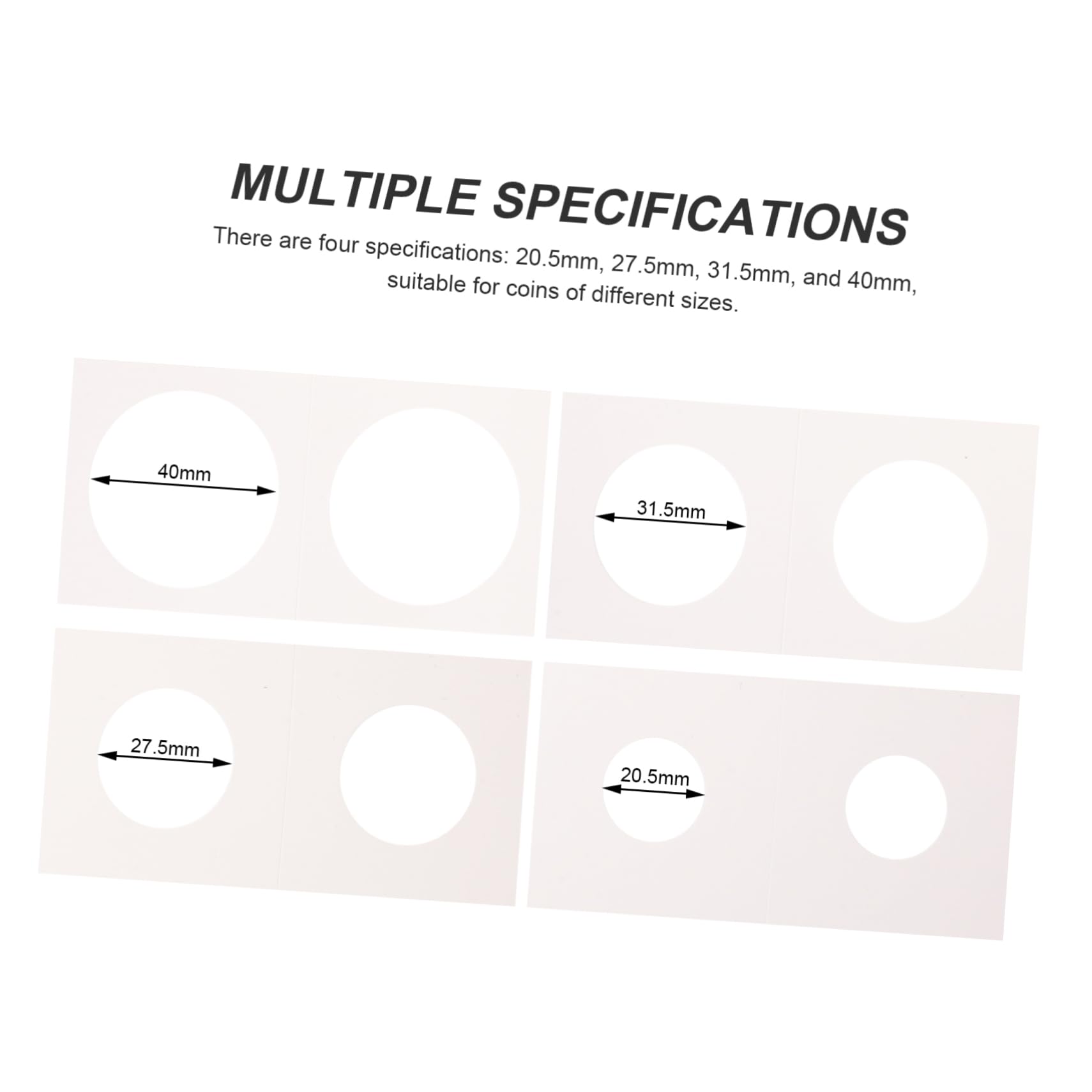 Angoily 4 Sätze Boxen Transparente Münzhalter Münzpapierclips Für Pro Praktische Münzaufbewahrung 4boxen*4