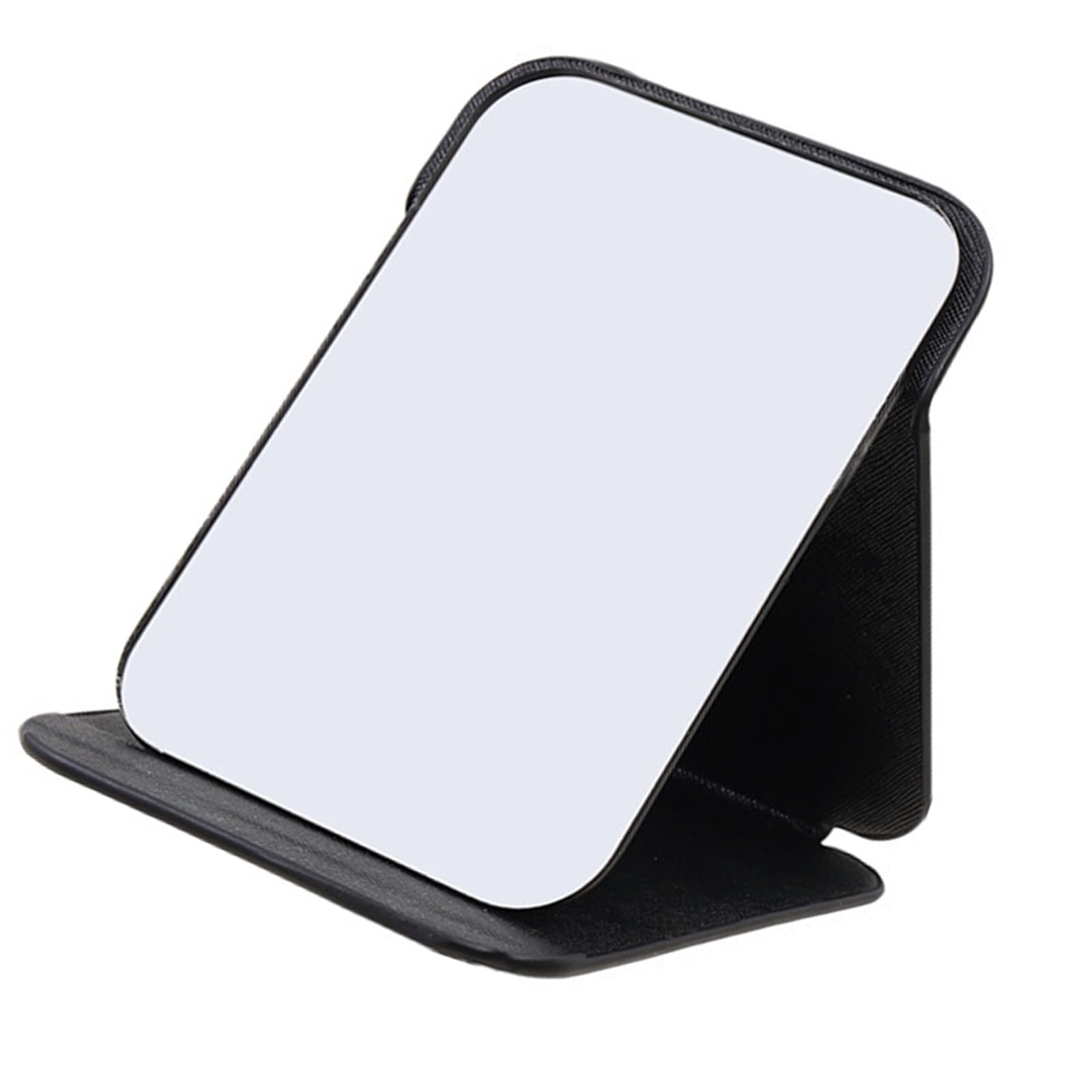 Lerpwige Standing Vanity Mirrored Compact Travel-Friendly 3-Size Foldable For Camping Desktop Students Standing Makeup Cosmetic Foldable For Dormitory