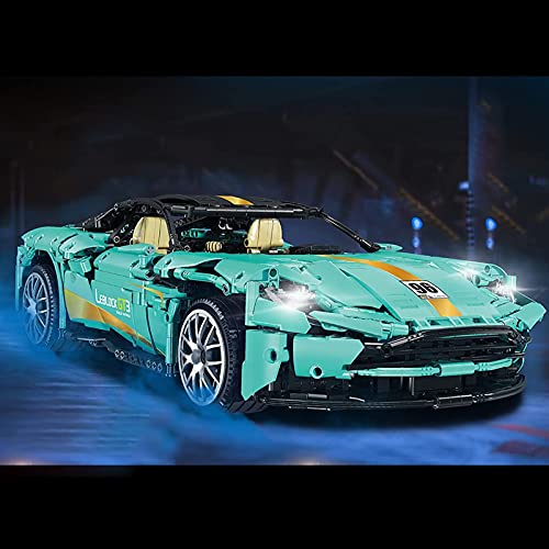 FYHCY Technik Bausteine Auto, 2008 Klemmbausteine Technik Sportwagen Bausatz, Rennwagen Modell Bauset Fahrzeuge… – Bild 4
