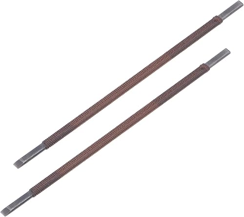 Cuchillo para tallar cinceles de madera, 0.138 in de acero al manganeso punta plana Graver herramienta de mano para carpintería 5.512 in (5.5