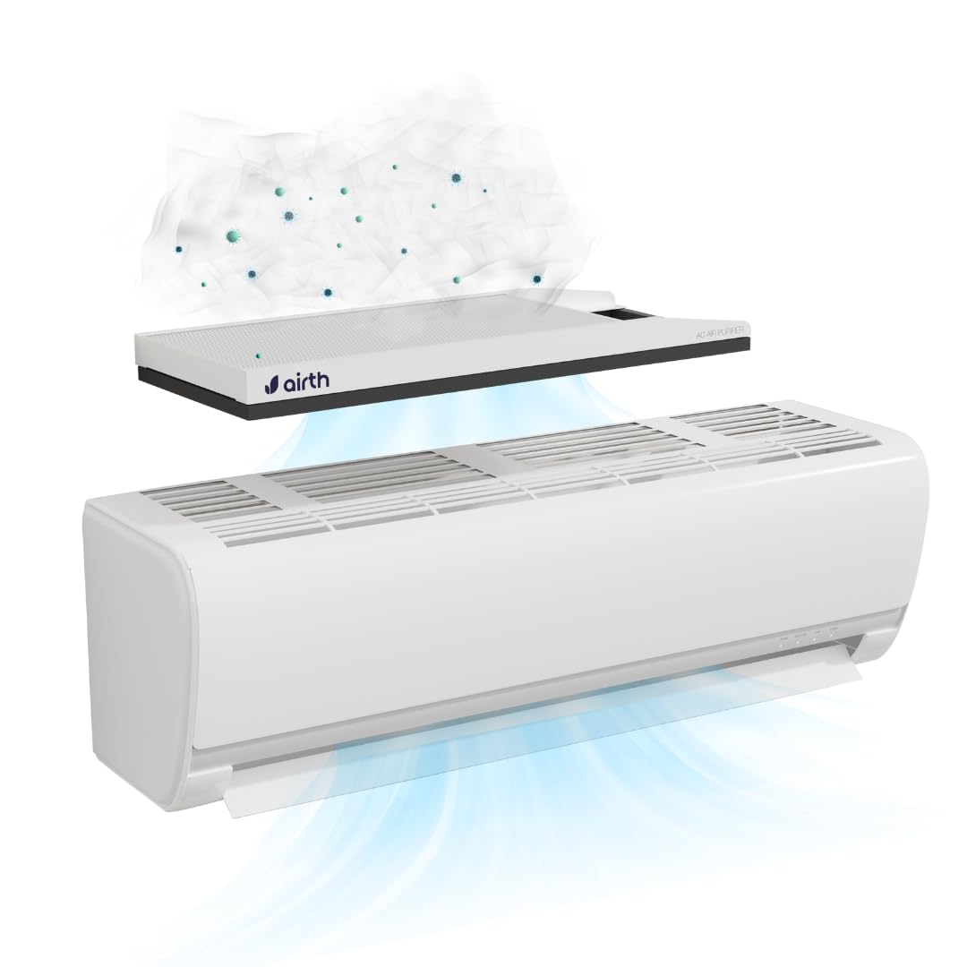 AIRTH Air Purifier for AC [Summer Version; when AQI<200], HEPA AC Filter for Home & Office, Upgrades AC into Air Purifier, Protection from PM2.5, PM10, Virus & Allergy, Developed at IIT Kanpur & IISc (B0BGLXHD8V) Amazon Price History, Amazon Price Tracker