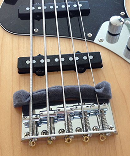 Spree Compatible Replacement For Lot Of 3 Bass Guitar Mutes, Fits 4 And 5 String Fender Squier #TOP5