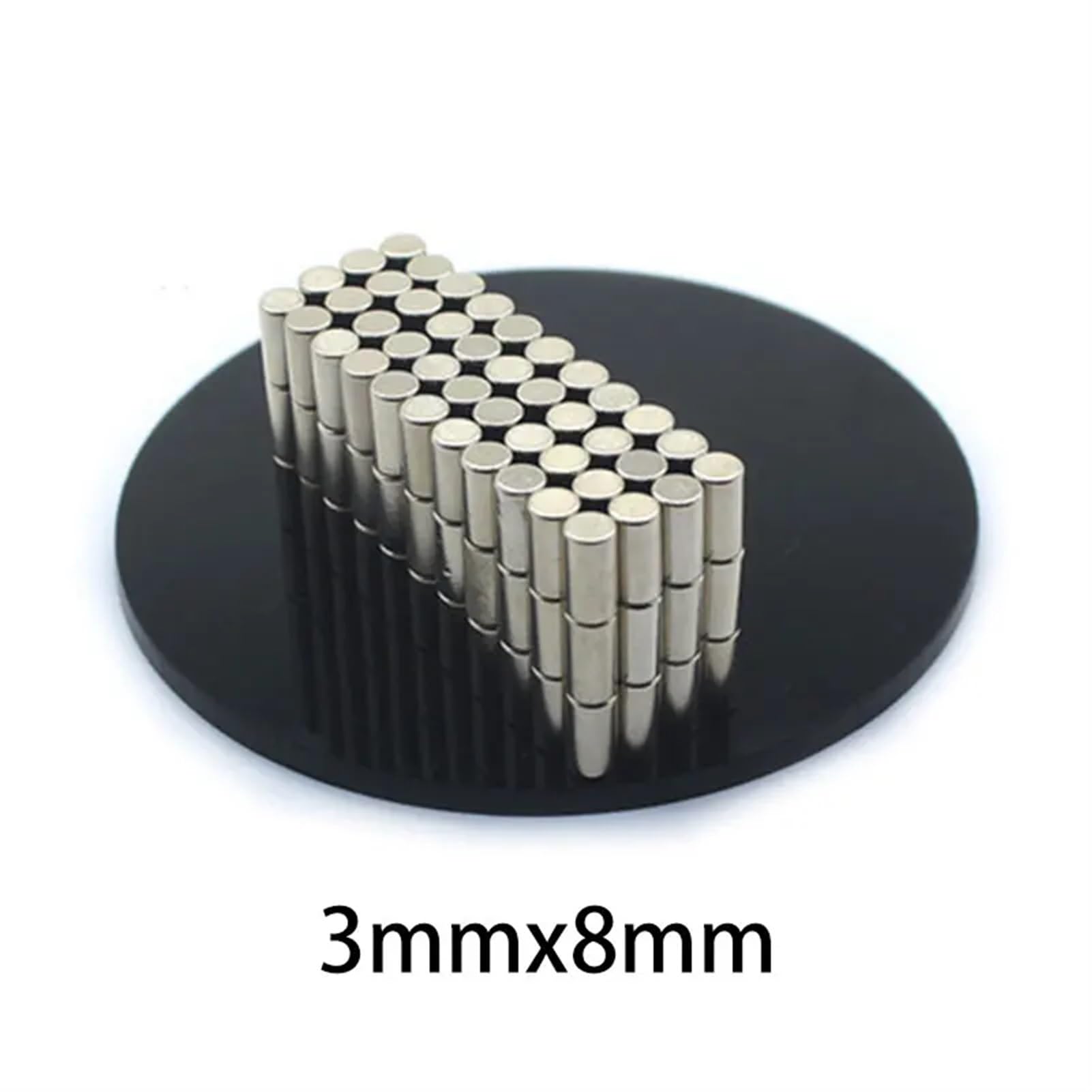 20/50/100/500/1000 Uds 3x8 imán menor de búsqueda pequeño 3mm x 8mm imanes de neodimio redondos a granel 3x8mm imanes de disco fuertes 3 * 8mm (Color : 200PCS)