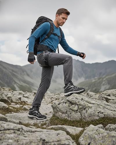 Image of Bacca Bucci Enduro High-Top Outdoor Hiking Boots