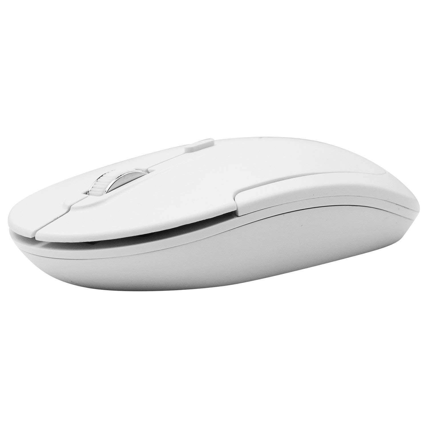 Macally BTDYNAMOUSE-W, ratón óptico de 3 Botones con Bluetooth, Blanco
