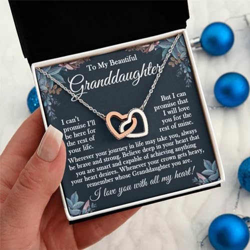 Granddaughter Necklace - Gifts From Grandma & Grandpa, Birthday & Christmas3