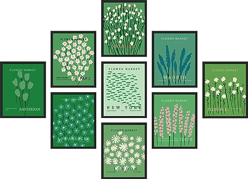 SIGNWIN Framed Poster Bathroom Decor, Wall Art Room Decor Multicolor