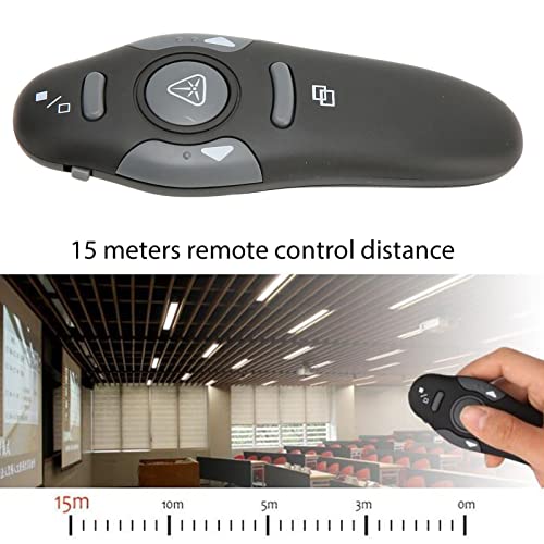 Apresentador sem fio, controle remoto de 15 m, ampla compatibilidade, design ergonômico, tecnologia