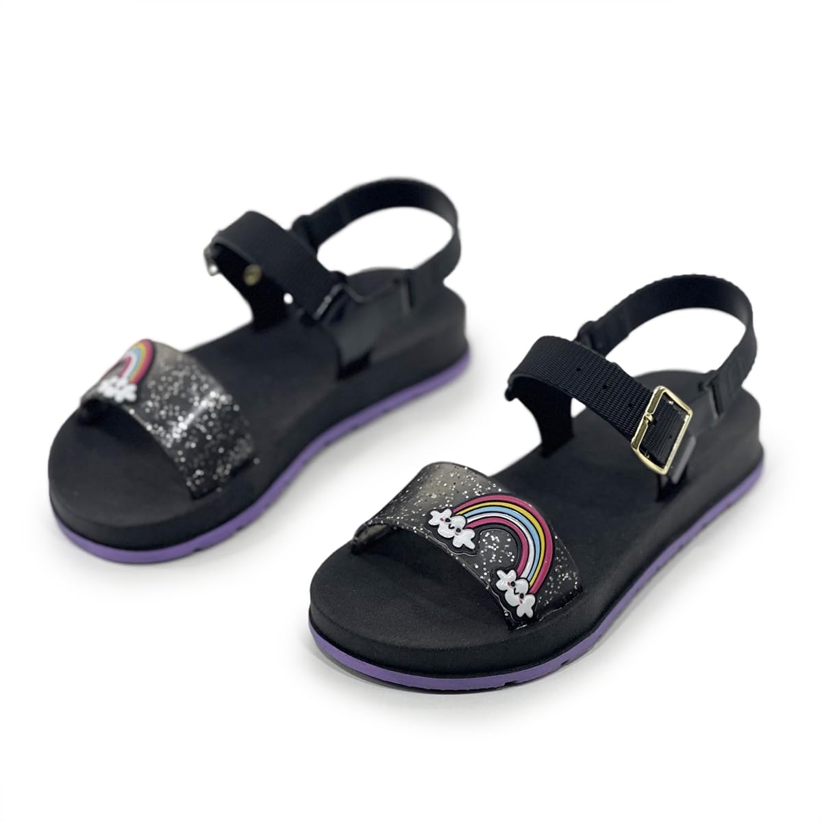 Sandália Infantil Arco-Íris Menina Glitter Fivela Leve em promoção! Veja a oferta e mais achadinhos de Sandálias & Chinelos Infantis 2 Hoje é o melhor dia para comprar Sandália Infantil Arco-Íris Menina Glitter Fivela Leve com aquele preço maroto! Promoção! Aproveite a oferta! 2