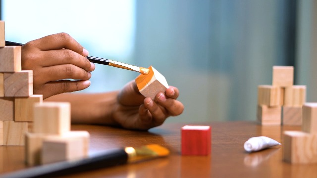 Cubi Di Legno Di Pino 2x2cm - 120 Pezzi Per Fai Da Te, Decorazioni E Artigianato - Superficie Liscia E Grezza - Foto 8