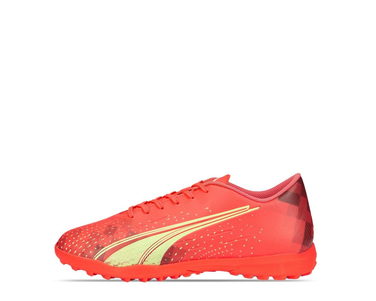 Puma Men's Ultra Play Turf Training Sneaker, Fiery Coral-Fizzy Light Black, 10.5