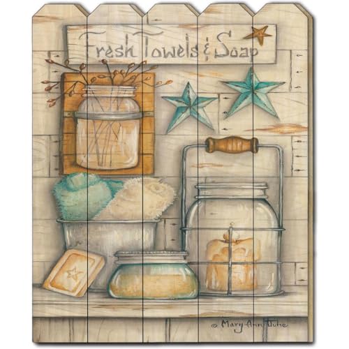 Trendy Decor4U Fresh Towels & Soap by Mary Ann June,16