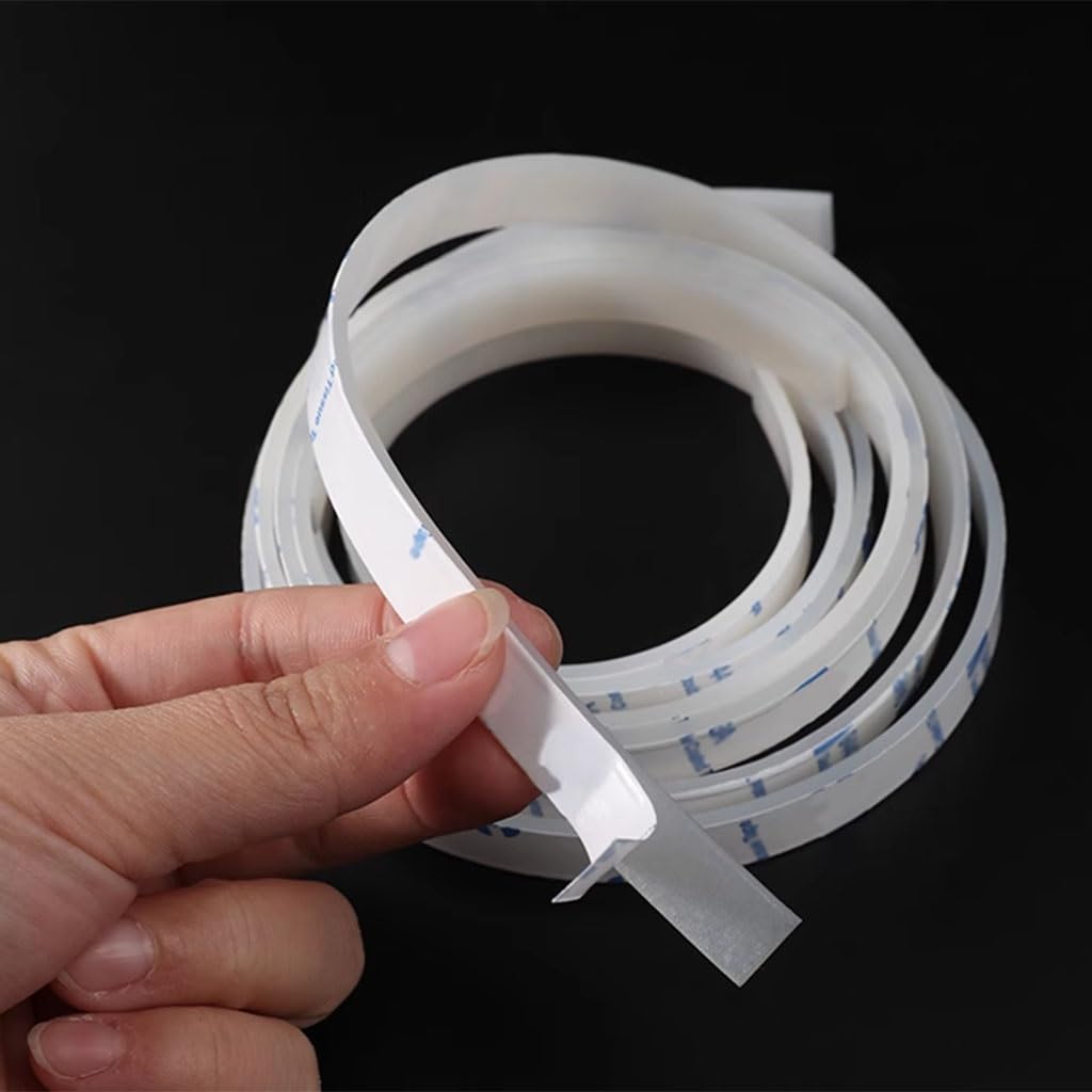 Striscia Di Gomma Siliconica Con Supporto Adesivo Da 5 Metri Guarnizione Di Tenuta Autoadesiva Resistenza Alle Alte Temperature Striscia Di Tenuta Antiurto Antiscivolo, 1 Pz(3x20mm)