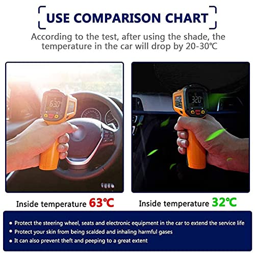 CKPEOR Peugeot Parasole per Parabrezza, Parasole