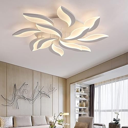 Plafonnier LED fleur pour un éclairage de salon modulable - 2