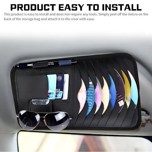 Nowkont NOW26514 Pack-1 Car Visor Cd Storage Pocket thumb #5