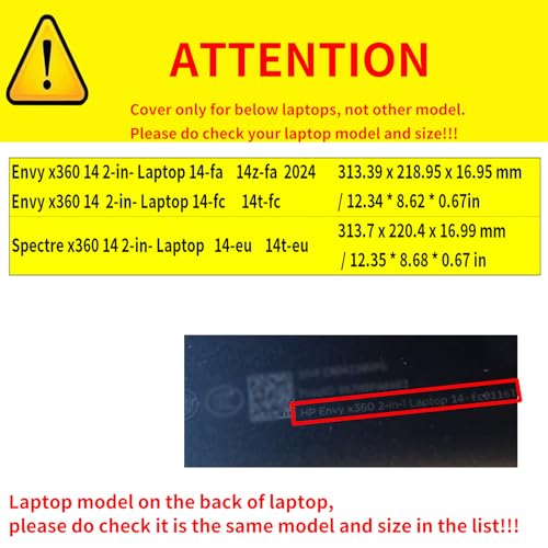 Funda para Laptop Hp Envy x360 14" Negro miniatura 2