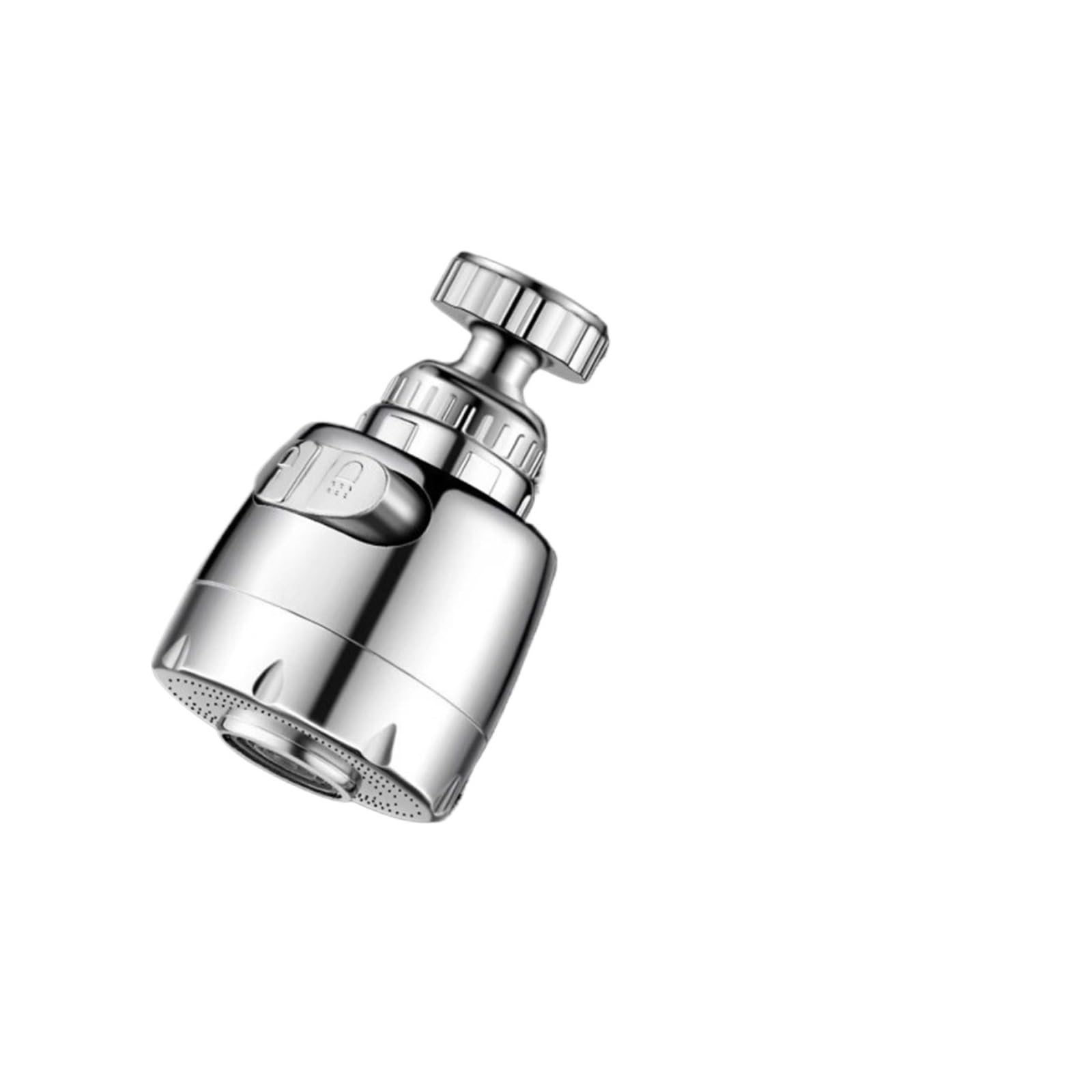 2 Pcs 2/3 Modes Faucet Filter Adapter Rotating Universal Spray Water Saving Tap Nozzle Kitchen Extender for Sink(7 * 5cm)