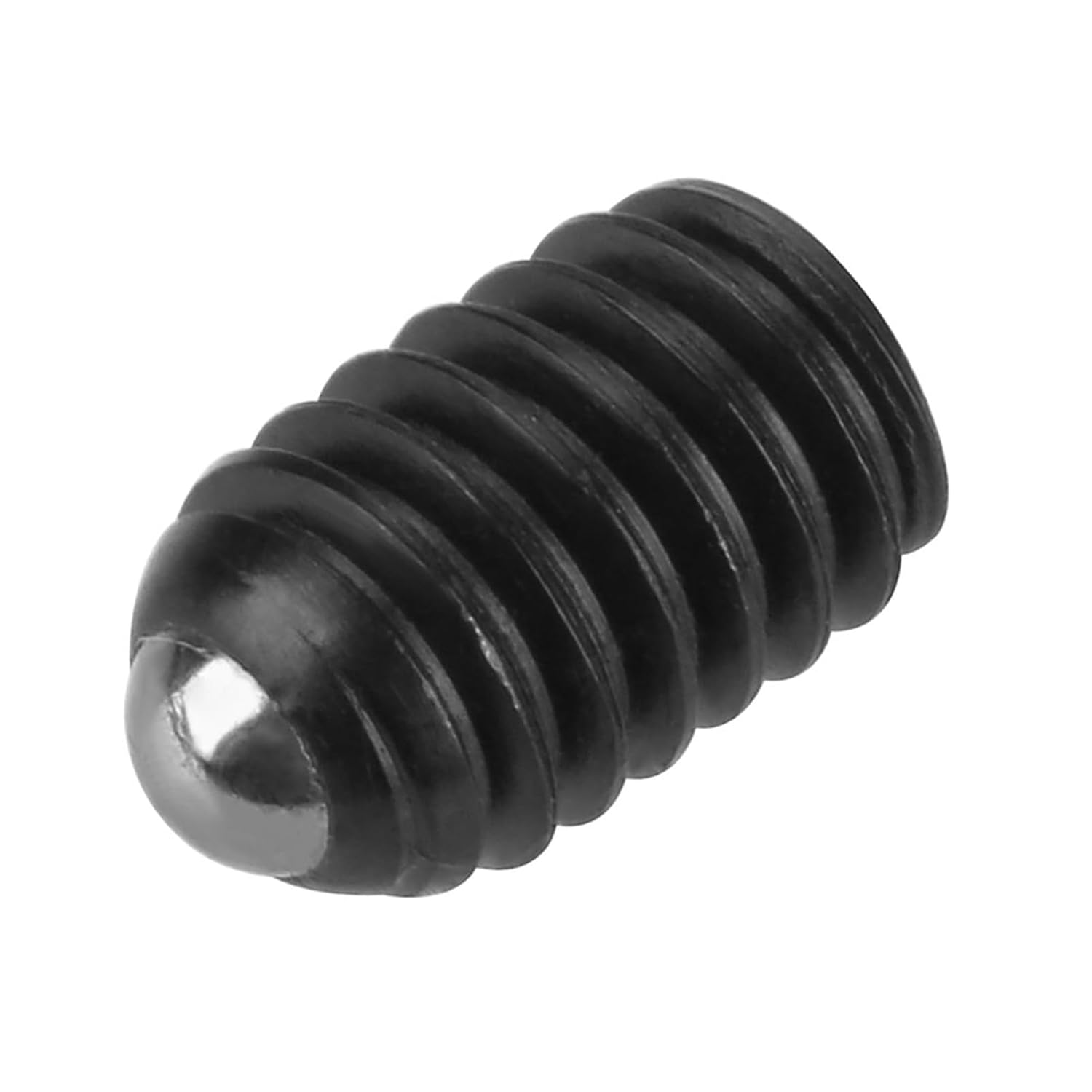 20 Pack M4 x 8mm Hexagon Socket Spring Ball Plunger, Carbon Steel Screwdriver Type Plunger Pins for Machinery Fixtures, Industrial Positioning Applications