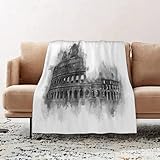 JYLYZZIN Mantas para Sofá de Franela Suave y Acolchada - Manta Polar 100% Microfibra Extra Suave,76 x 100 cm