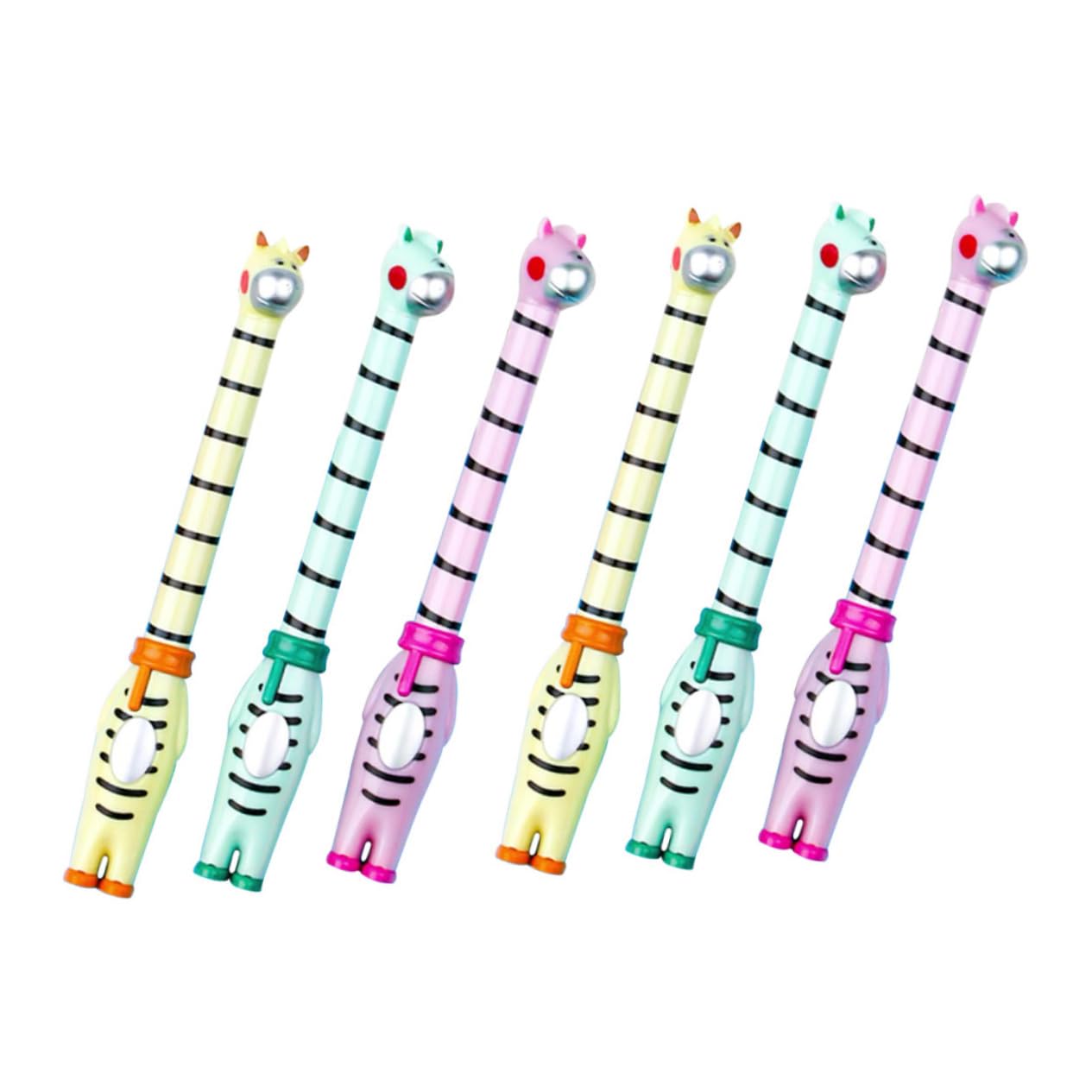 OSALADI 6pezzi Penne Punta Fine in Plastica Penna Gel Per Studenti Penna Per Scrivere Eleganza Per Uffici e Scuole