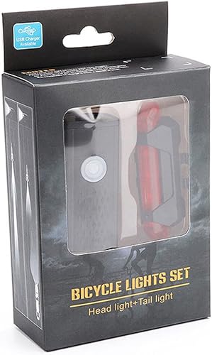 Miniatura 7 de Waterproof Lamp USB LED Rechargeable Front and Tail Light Set Bike Accessories USB Rechargeable Cycle Lamp