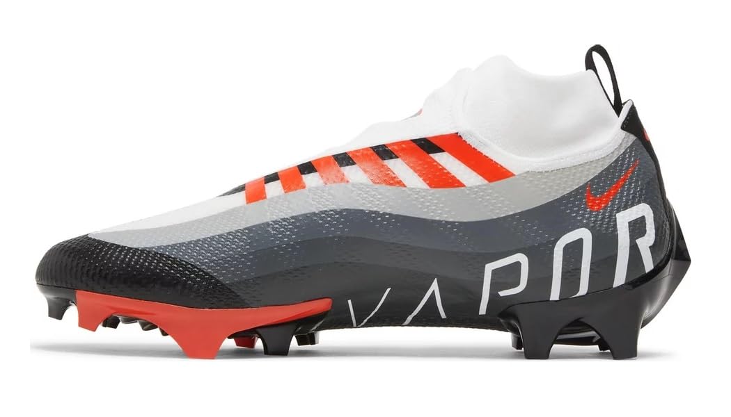 Nike Men's Cleat, Black Team Orange White, 10