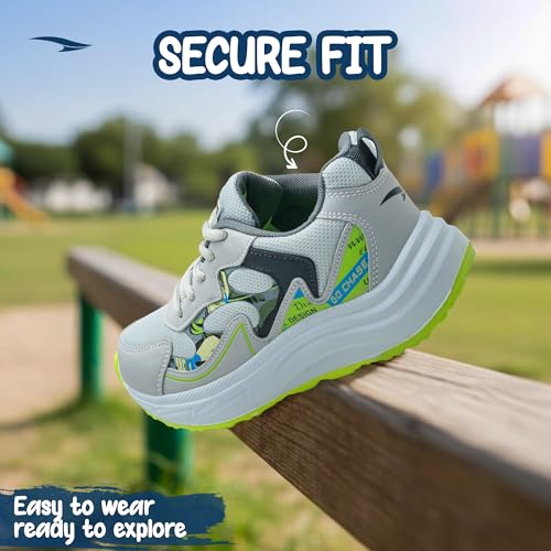 Image of ASIAN Adventure-52 Kids Shoes | Lightweight Sporty Kicks, Breathable Running Shoes, Secure Fit with Memory Foam Technology, Durable Grip Outsole | Stylish Sports Shoes for Boys & Girls